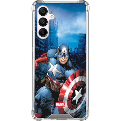 Marvel Captain America Portrait Galaxy A16 5G Clear Case