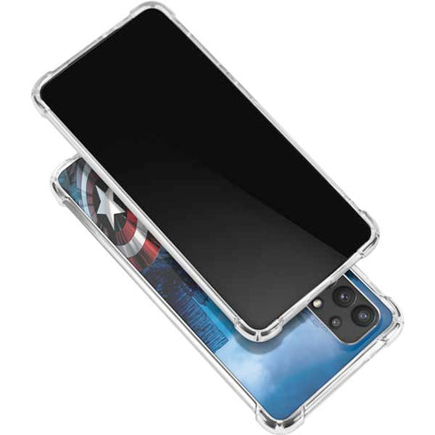 Marvel Captain America Portrait Galaxy A32 5G Clear Case