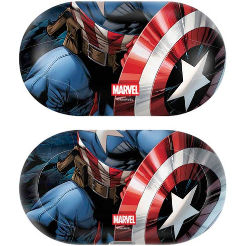 Marvel Captain America Portrait Galaxy Buds Plus Skin