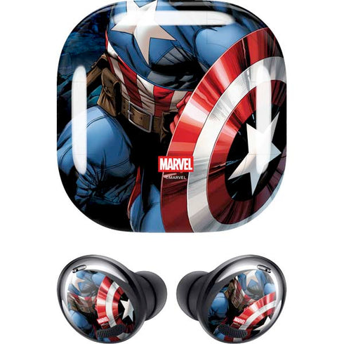 Marvel Captain America Portrait Galaxy Buds Pro Skin