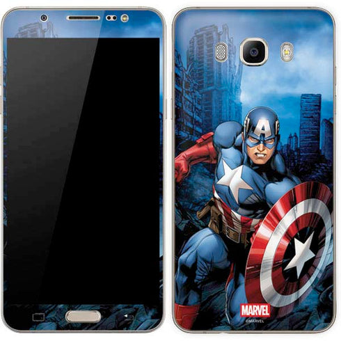 Marvel Captain America Portrait Galaxy J7 Skin