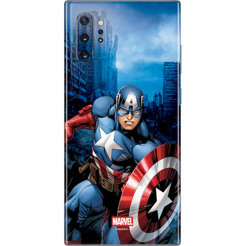 Marvel Captain America Portrait Galaxy Note 10 Plus Skin