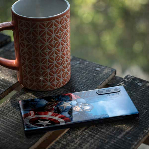 Marvel Captain America Portrait Galaxy Note 10 Plus Skin