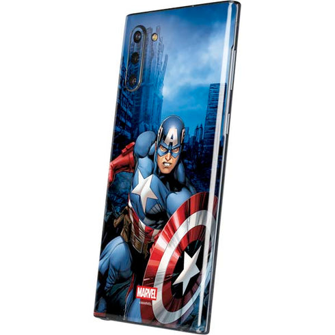 Marvel Captain America Portrait Galaxy Note 10 Skin