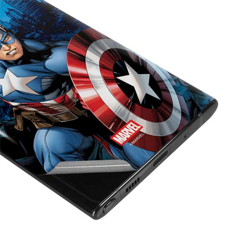 Marvel Captain America Portrait Galaxy Note 10 Skin