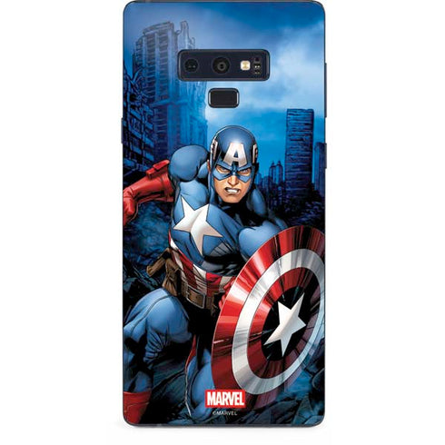 Marvel Captain America Portrait Galaxy Note 9 Skin