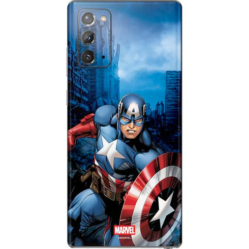 Marvel Captain America Portrait Galaxy Note20 5G Skin