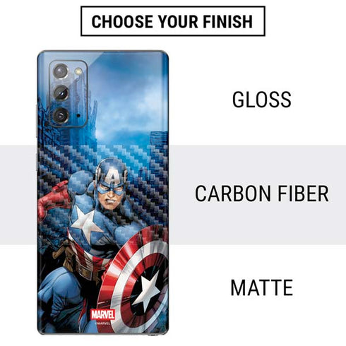 Marvel Captain America Portrait Galaxy Note20 5G Skin