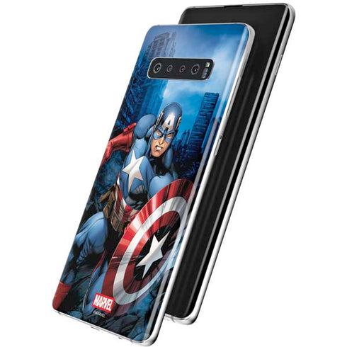 Marvel Captain America Portrait Galaxy S10 Plus Skin