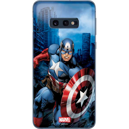 Marvel Captain America Portrait Galaxy S10e Skin