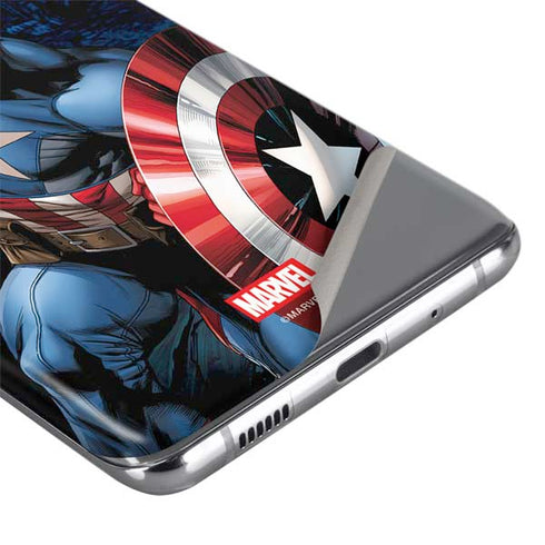 Marvel Captain America Portrait Galaxy S20 Plus Skin