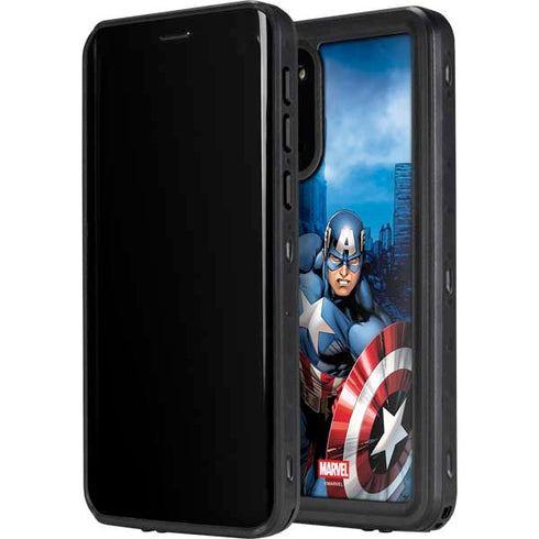 Marvel Captain America Portrait Galaxy S20 Plus Waterproof Case