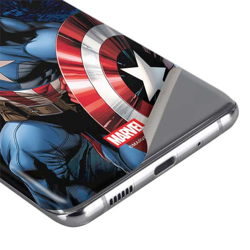 Marvel Captain America Portrait Galaxy S20 Skin