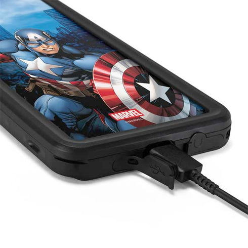 Marvel Captain America Portrait Galaxy S20 Waterproof Case