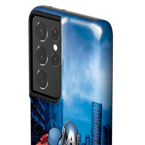Marvel Captain America Portrait Galaxy S21 Ultra 5G Pro Case