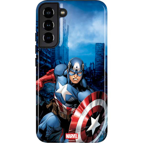 Marvel Captain America Portrait Galaxy S22 Plus Pro Case