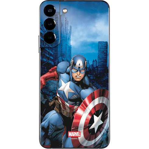 Marvel Captain America Portrait Galaxy S22 Plus Skin