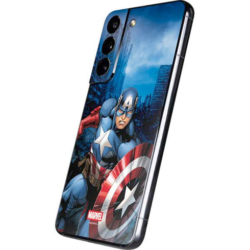 Marvel Captain America Portrait Galaxy S22 Skin