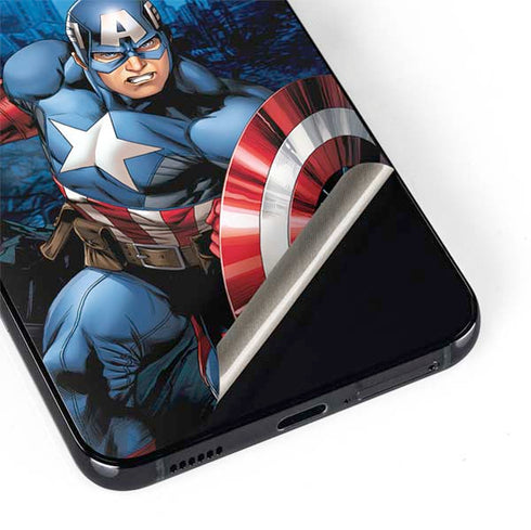 Marvel Captain America Portrait Galaxy S22 Skin