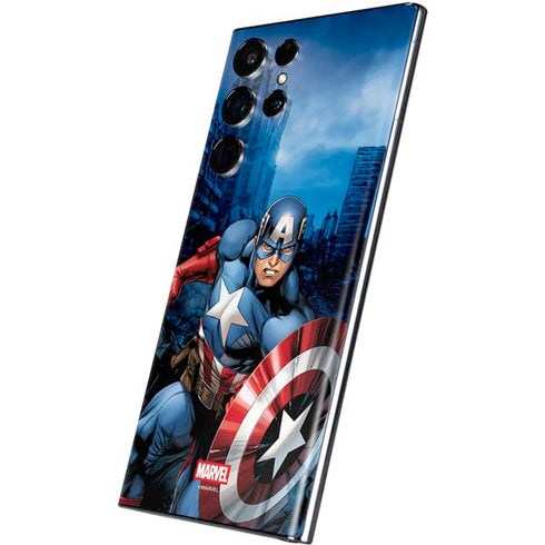 Marvel Captain America Portrait Galaxy S22 Ultra Skin