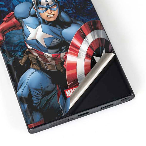 Marvel Captain America Portrait Galaxy S22 Ultra Skin