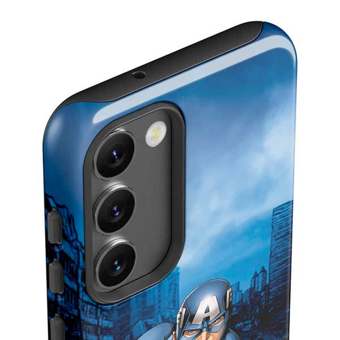 Marvel Captain America Portrait Galaxy S23 Plus Pro Case