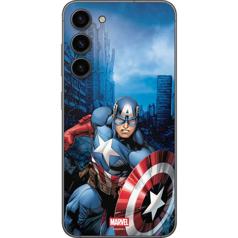 Marvel Captain America Portrait Galaxy S23 Plus Skin
