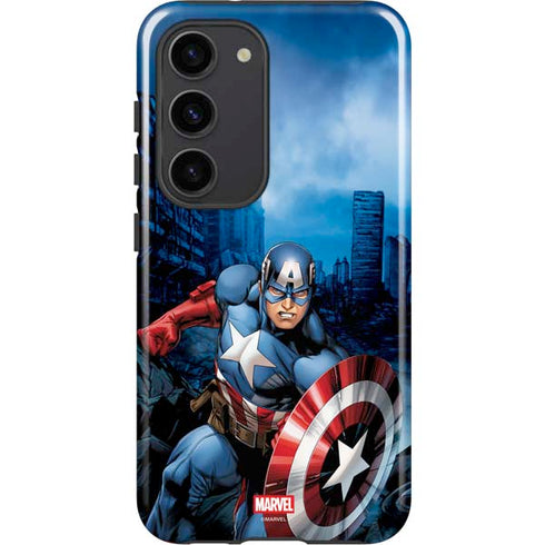 Marvel Captain America Portrait Galaxy S23 Pro Case