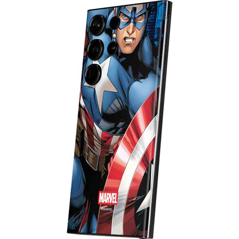 Marvel Captain America Portrait Galaxy Skins