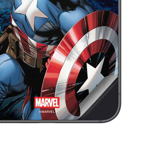 Marvel Captain America Portrait Galaxy S24 Plus Skin