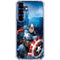 Marvel Captain America Portrait Galaxy S25 Clear Case