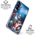 Marvel Captain America Portrait Galaxy S25 Clear Case