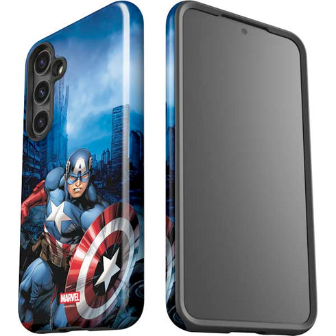 Marvel Captain America Portrait Galaxy S25 Impact Case