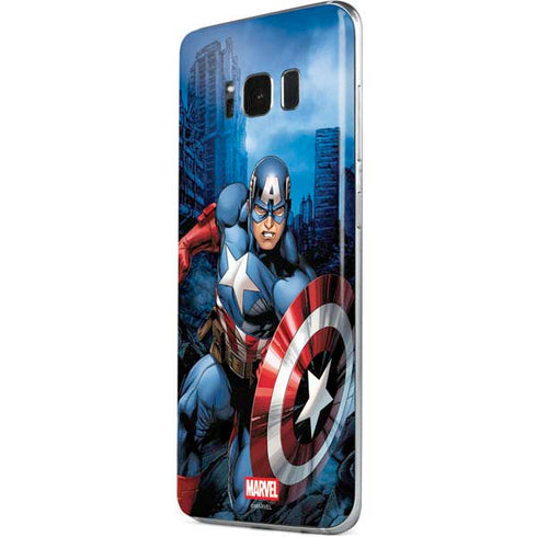 Marvel Captain America Portrait Galaxy S8 Skin