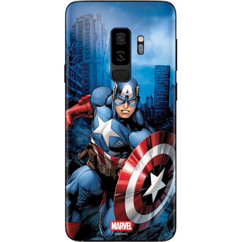 Marvel Captain America Portrait Galaxy S9 Plus Skin