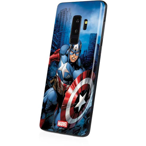 Marvel Captain America Portrait Galaxy S9 Plus Skin