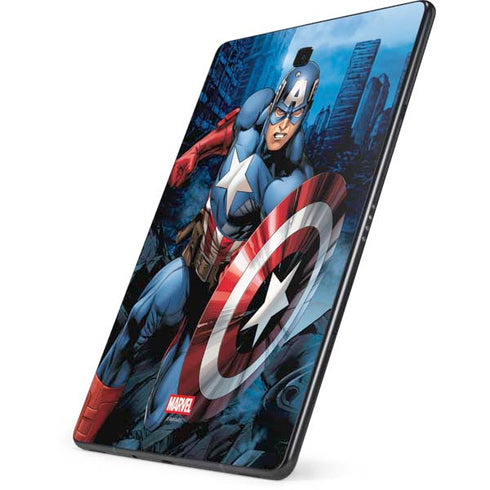 Marvel Captain America Portrait Samsung Galaxy Tab Skin