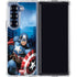 Marvel Captain America Portrait Galaxy Z Fold6 Clear Case