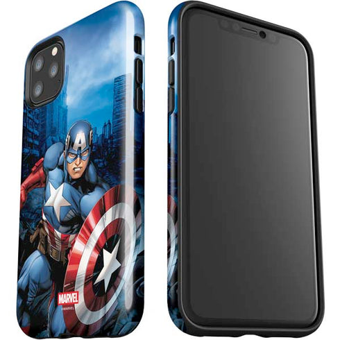 Marvel Captain America Portrait iPhone 11 Pro Max Impact Case