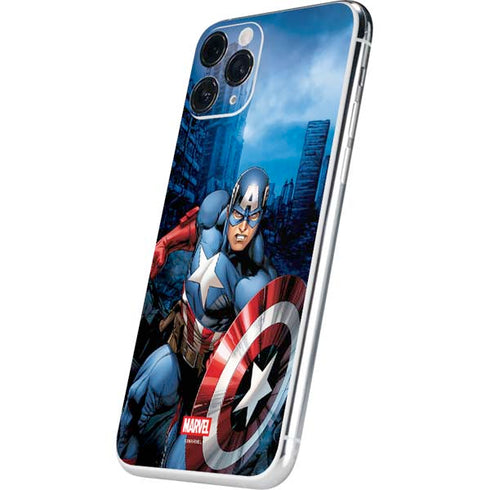 Marvel Captain America Portrait iPhone 11 Pro Skin