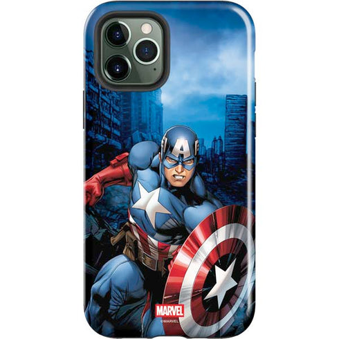 Marvel Captain America Portrait iPhone 12 Pro Impact Case