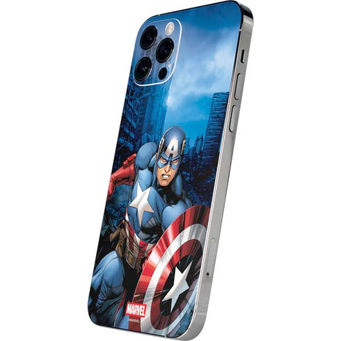 Marvel Captain America Portrait iPhone 12 Pro Skin