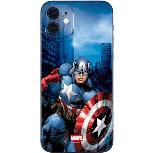 Marvel Captain America Portrait iPhone 12 Skin