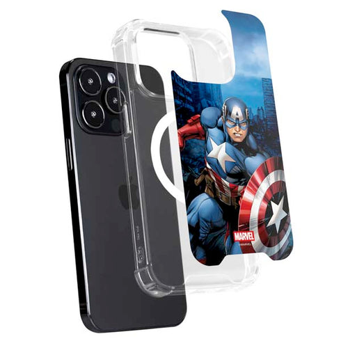 Marvel Captain America Portrait iPhone 13 Pro MagSafe Case