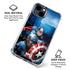 Marvel Captain America Portrait iPhone 14 Plus Clear Case