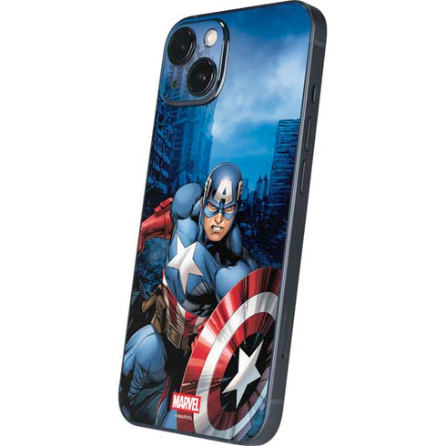 Marvel Captain America Portrait iPhone 14 Plus Skin