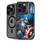 Marvel Captain America Portrait iPhone 14 Pro Kickstand Case