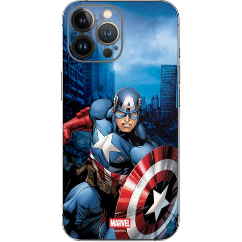 Marvel Captain America Portrait iPhone 14 Pro Max Skin