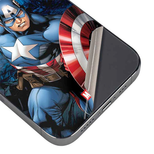 Marvel Captain America Portrait iPhone 14 Pro Max Skin