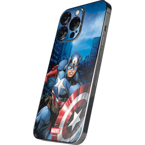 Marvel Captain America Portrait iPhone 14 Pro Skin